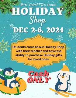 PTO - HOLIDAY SHOP